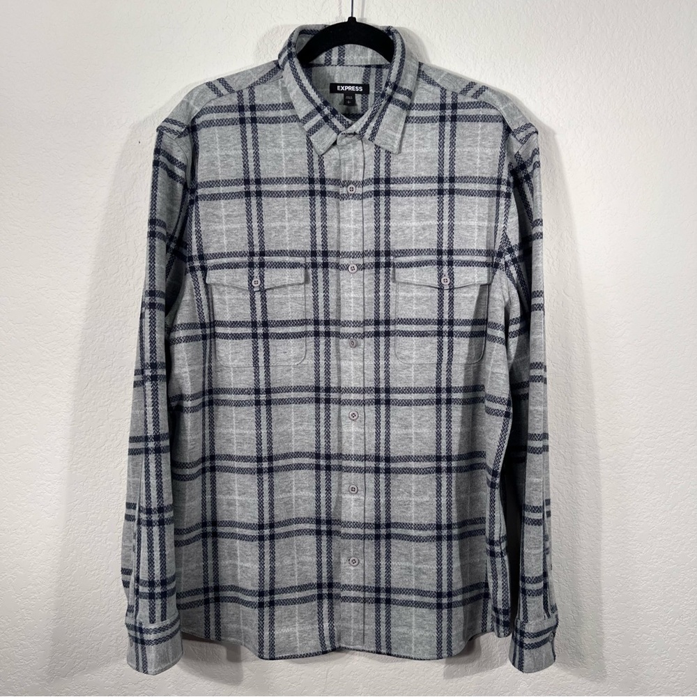 EXPRESS Plaid Super Soft Flannel